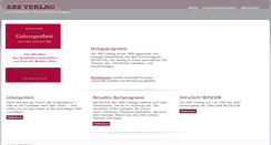 Desktop Screenshot of abz-verlag.ch